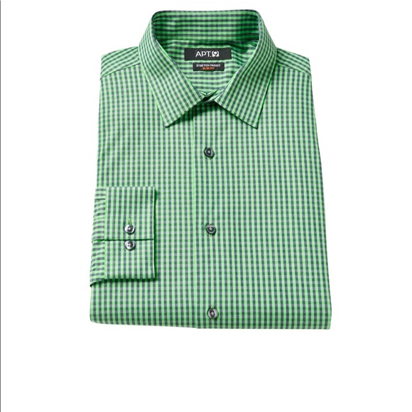 Apt. 9 Shirts Apt 9 Mens Slim Fit Stretch Fabric Dress Shirts Poshmark